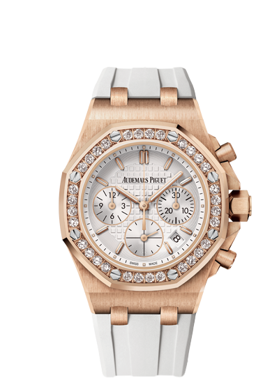 New Elegant Audemars Piguet Royal Oak Offshore Chronograph Replica Watches With White Straps