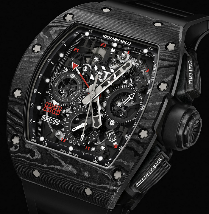 NTPT Carbon Cases Richard Mille RM 11-02 Automatic Flyback Chronograph Limited Edition Copy Watches