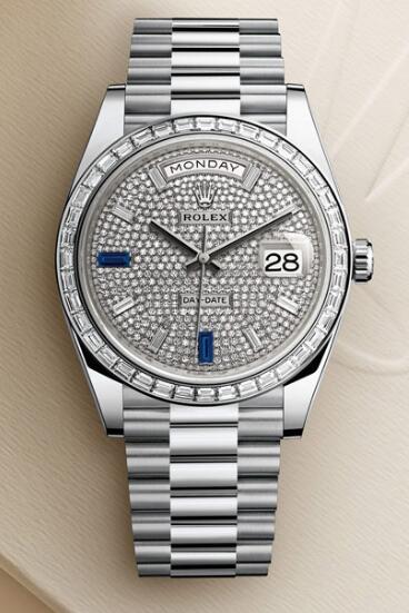 Swiss imitation watches forever are distinctive with blue sapphires.